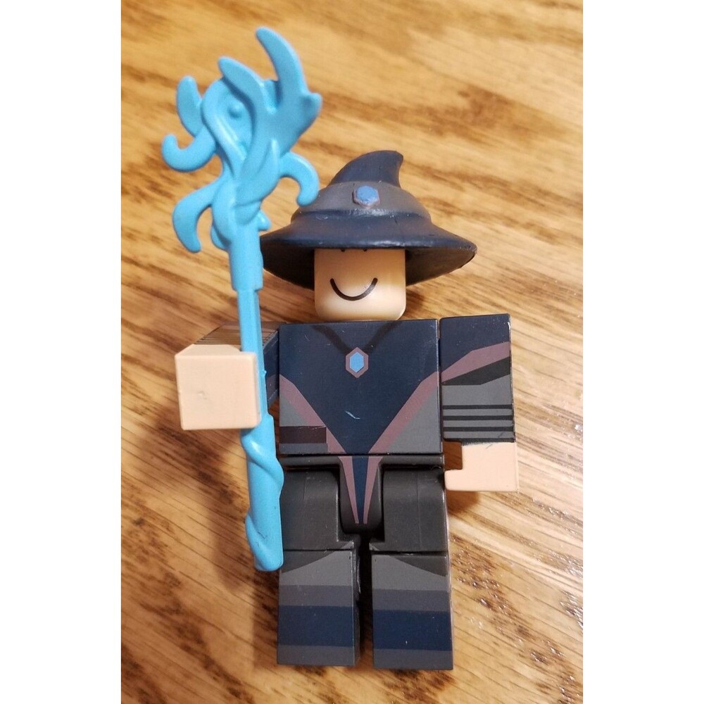 Roblox Series 5 Hexaria Elite Mage Loose Action Figure with Staff & hat/ No Code